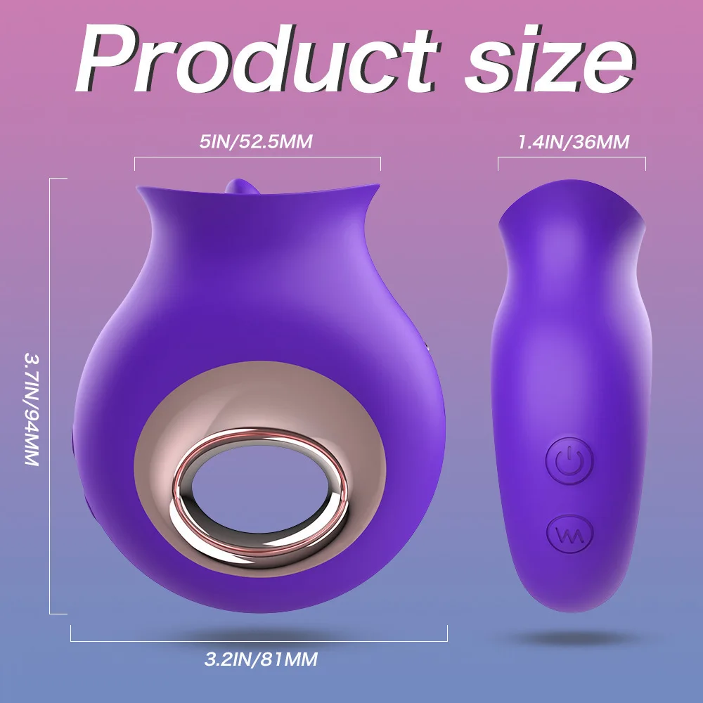 Female Masturbation Simulation Tongue Licking Vibrator Snail Pussy Fits Honey Bean Clitoris view 3