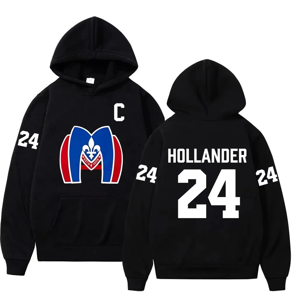 Heated Rivalry Shane Hollander 24 Montreal Metros Hoodies Men's Women Hip Hop Fashion Sweatshirts Casual Long Sleeves Pullovers