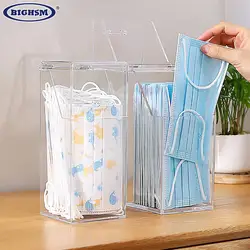 Dust Proof Transparent Mask Storage Box Wet Tissue Box Baby Wipes Dispenser Holder With Lid Large Capacity Mask Box New