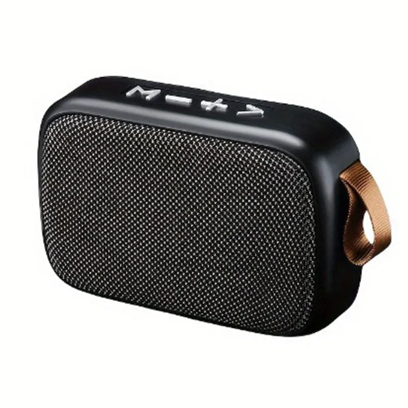 

Indoor Sports Speaker 13*8*4cm Mini Fabric Speaker High-fidelity Sound Compact Size 13*8*4cm FM Radio Function