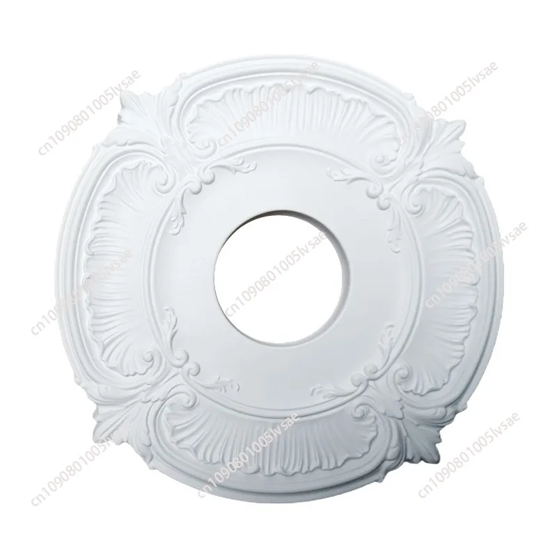 Polyurethane Chandelier Plate Rosette PU Decorative Ceiling Rose Pendant Light Base Decor Panel Wall Moulding Patera Medallion