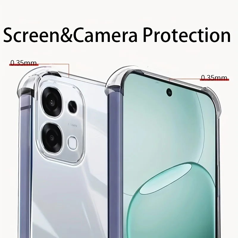 حافظة هاتف شفافة لهاتف اوبو A6 برو 4G من السيليكون الناعم لهاتف اوبو A6 ماكس GT 5G غطاء خلفي شفاف A6Pro #2