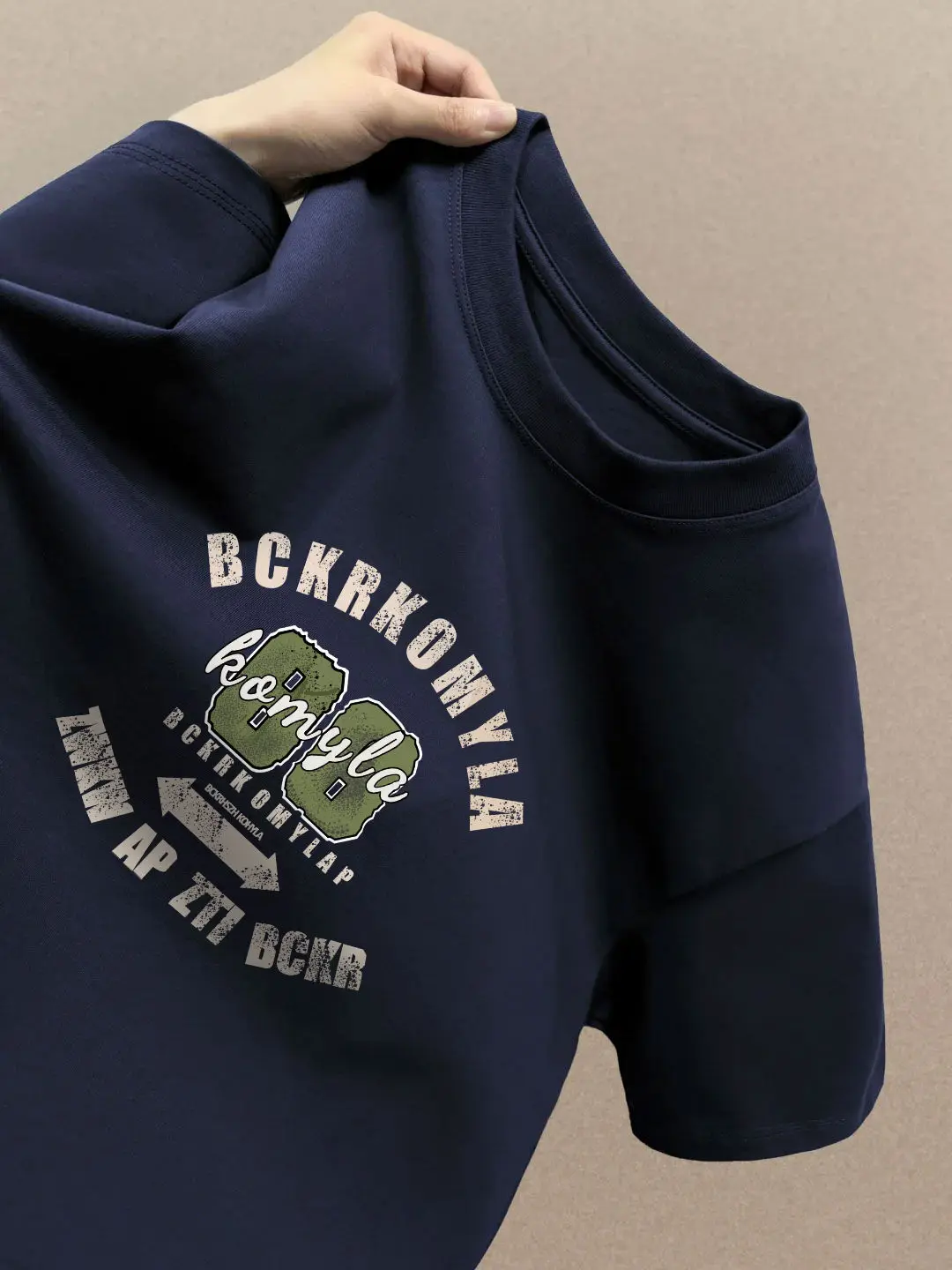 

Marque À La Mode Américaine Ruffian Belle Lettre Imprimant Du Pur Coton Футболка Ample À Manches Courtes Pour Hommes Et Femmes