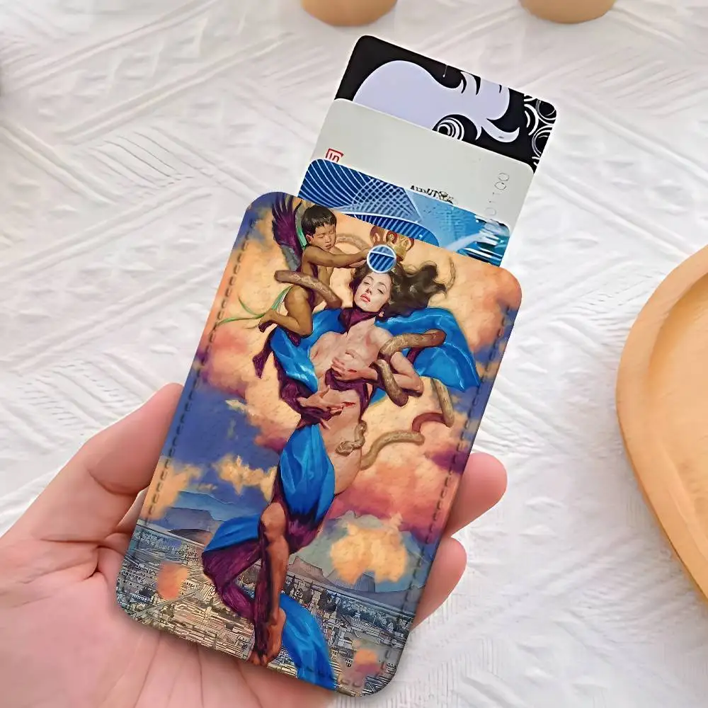 M-Mon L-Lafertes FEMME FATALE Uroczy breloczek do kluczy z motywem kreskówkowym, anime, modny wisiorek, etui na karty identyfikacyjne, karty do drzwi, karty autobusowe