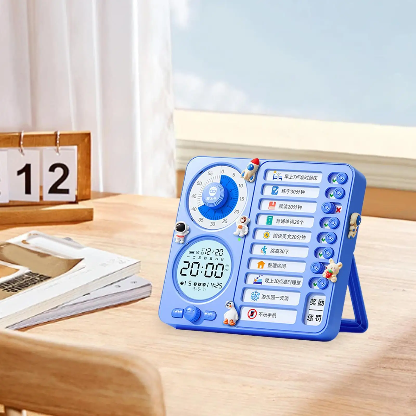 Visual Timer DIY Daily Task Planning Board for Notes Chores Office Reminders