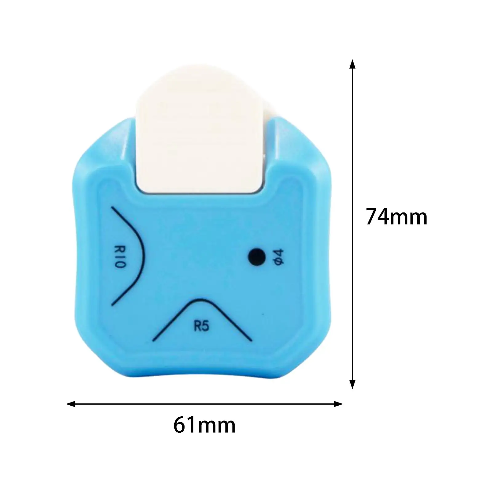 3 in 1 코너 라운더 펀치, 내구성 재사용 가능 명함 선물 태그, 스크랩북, 경량 실용적인 3 웨이 코너 커터