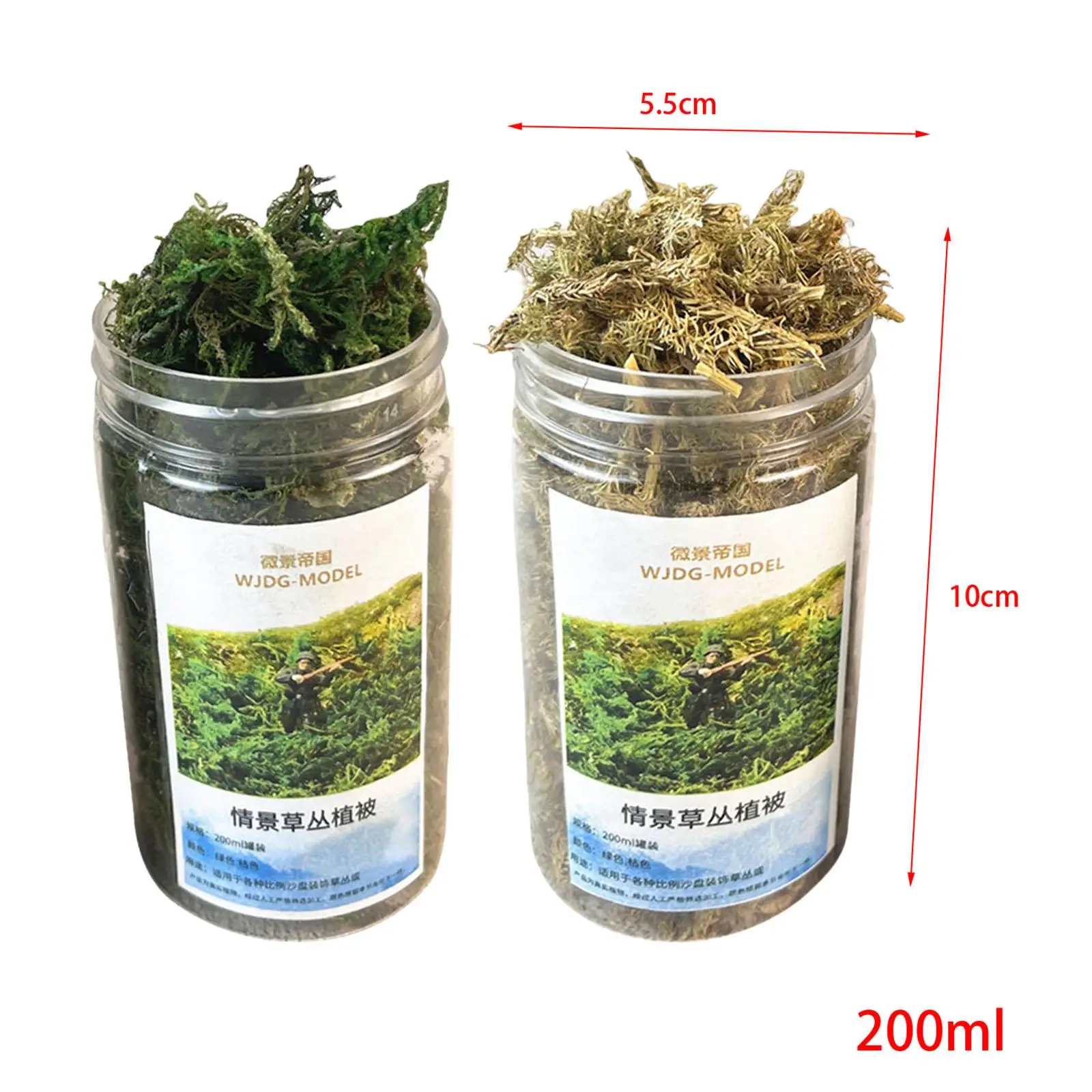 Miniature Grass Tuft Miniature 1/35 Wasteland Tuft Terrain Gaming Terrain แบบคงที่