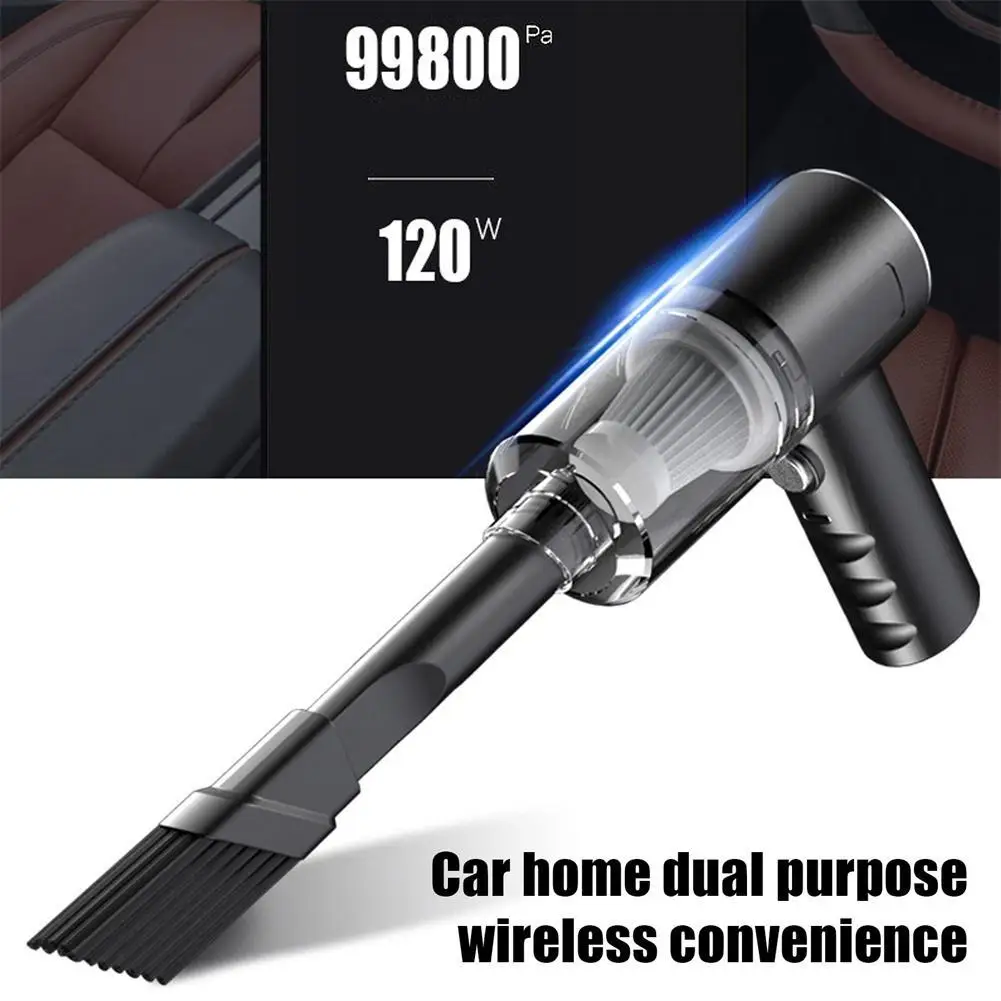 Handheld Car Vacuum Cleaner Wireless 5500Pa Strong Suction Cleaner 120W Powerful Motor Cleaning Machine Air Duster Appliance