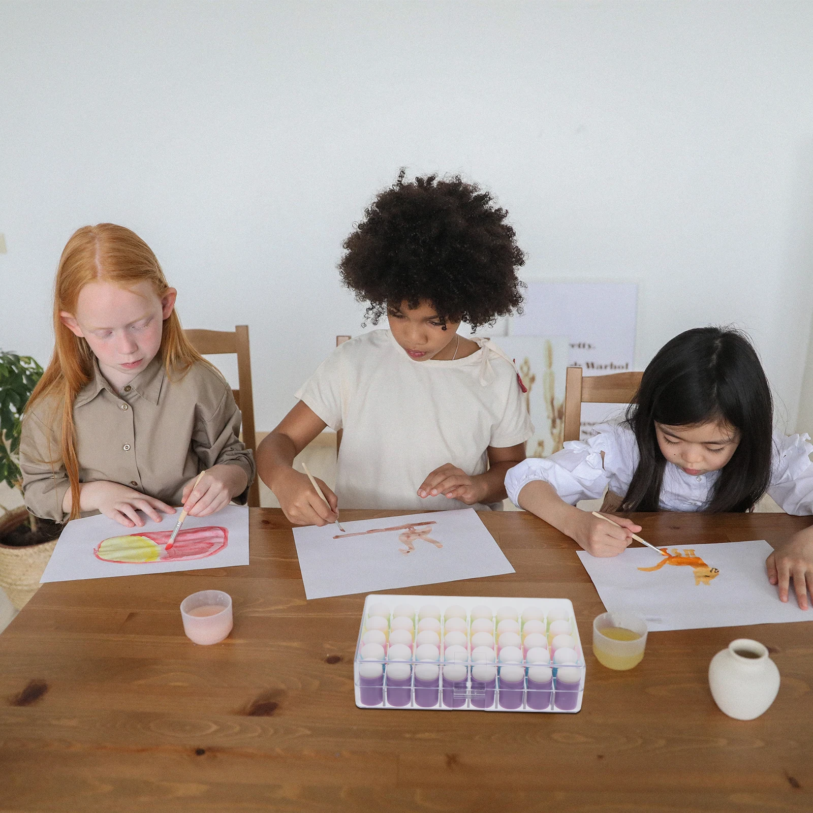 1セット-キッズフィンガーペイントカバー-diyお絵かきクラフトツール-アートと創造的な遊び用ペイントトイ-ペイントフィンガーカバー