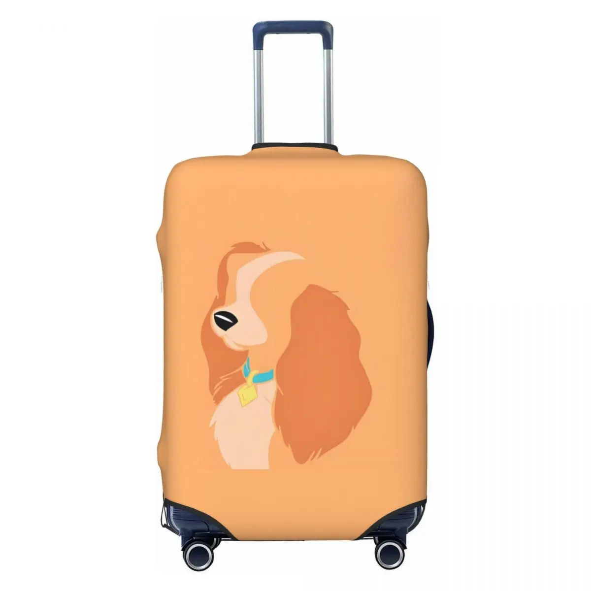 

Эластичный чехол для чемодана с милым мультяшным принтом «Дама и Труп» в стиле аниме, защитный чехол для багажа