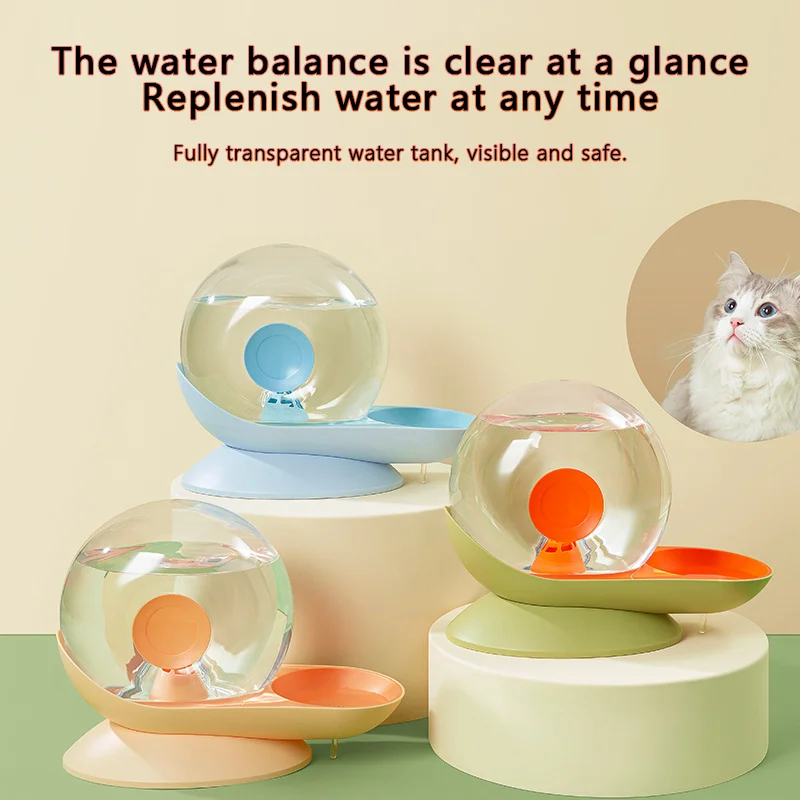 

Cat Water Dispenser Automatic Water Feeding Large Capacity Suitable for Small and Medium-sized Dogs 2.8L Pet Drinking Supplies