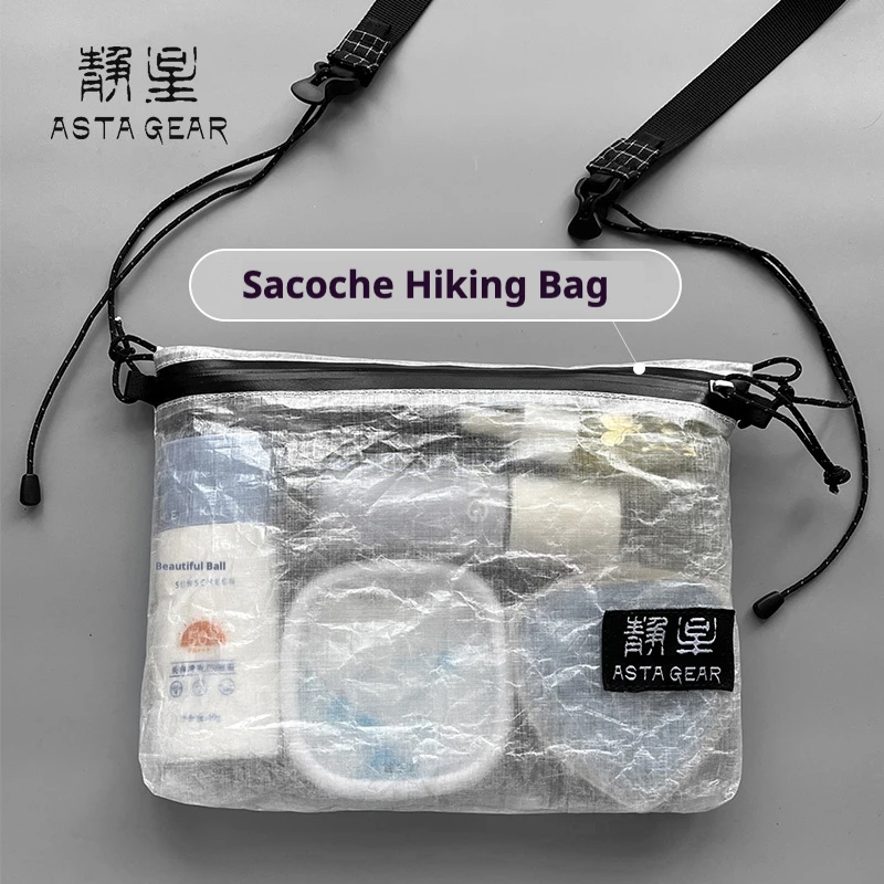 Astagear Sacoche DCF Outdoor Crossbody Bag – Lightweight, Large-Capacity for Hiking, Camping & Running