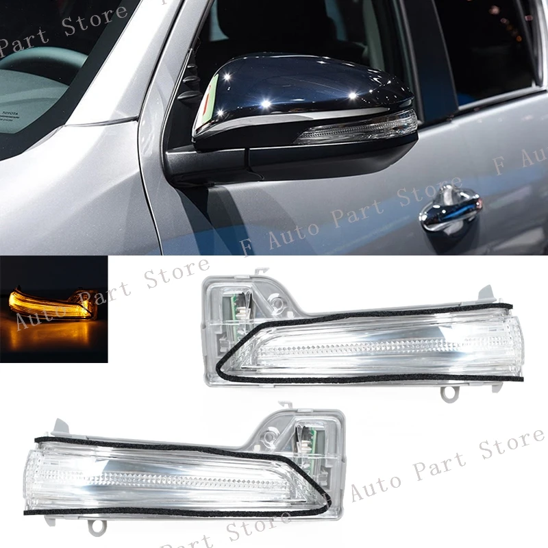

For Toyota Hilux Revo Pickup 2015-2020 Outside Rearview Mirror Indicator Lamp Wing Door Side Mirror Turn Signal Light