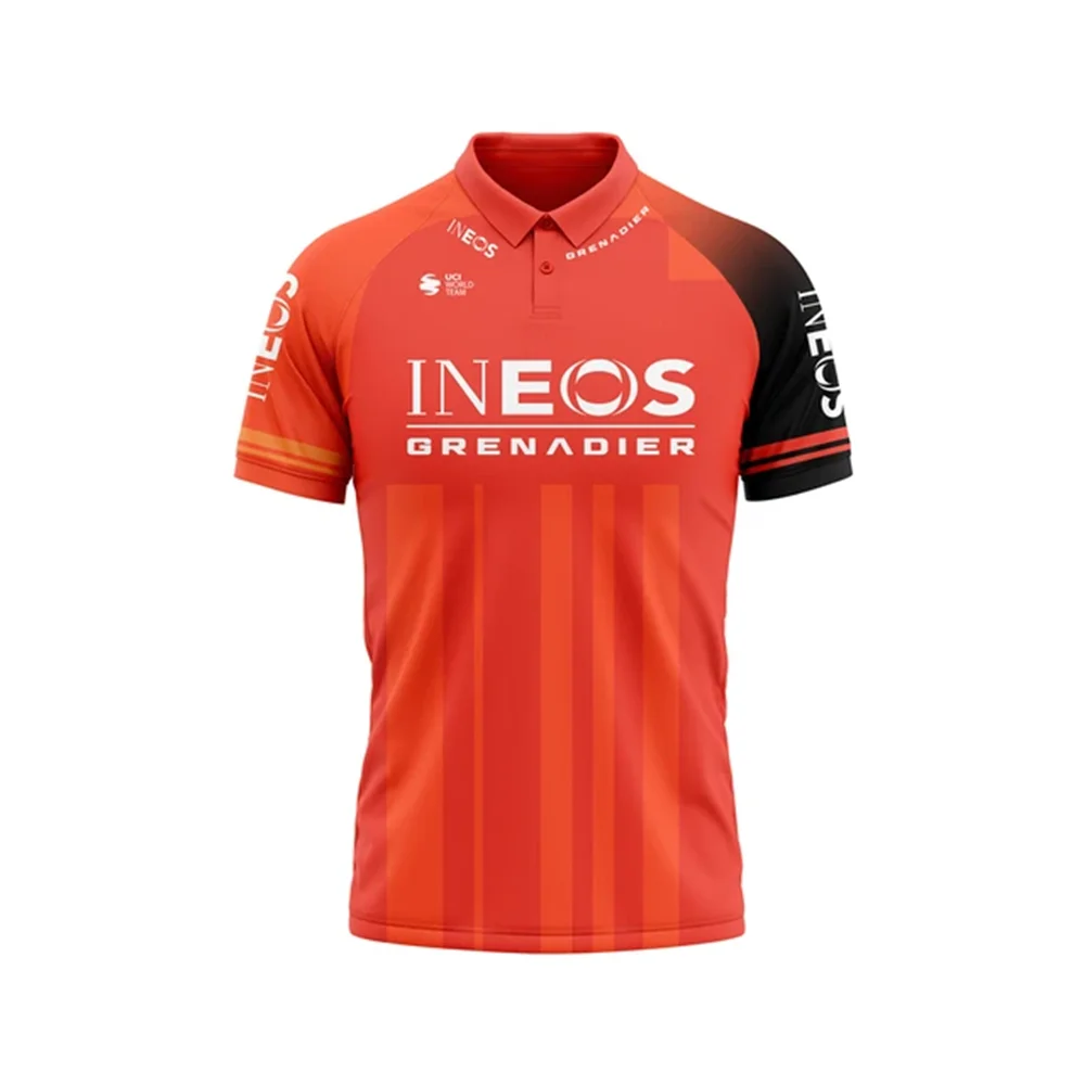 2024 INEOS GRENADIERS koszulka rowerowa męska letnia odzież sportowa na świeżym powietrzu odzież sportowa 3D POLO koszula damska topy Tees