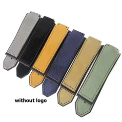 Replacement Watch Straps for HUBLOT Classic Fusion Universe Big Bang Series 25mm*19mm Frosted Leather band without logo