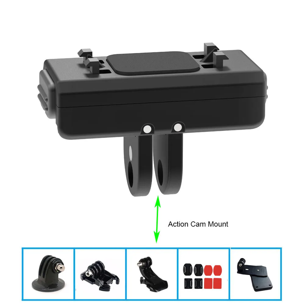 Accesorio magnético de liberación rápida para Insta360 X4/Ace Pro/X3/ONE X2/X/ONE RS/R con conector de 1/4/2 mordazas