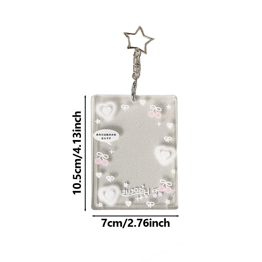 Ins Style Acrylic Photocard Holder Korea Trendy Photo Holder for 3inch Photo K-Pop Idol Goo Card Case ID Card Holder