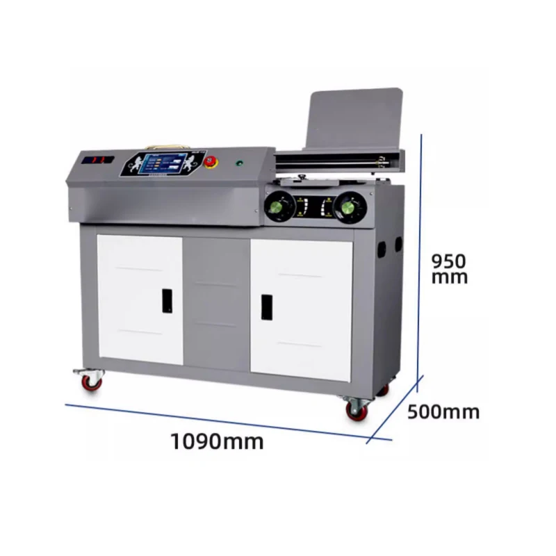 Automatic Book Glue Binding Machine 220V Hot Glue Binding Machine Commercial-Grade Book Document and Bid BookBinding Customized