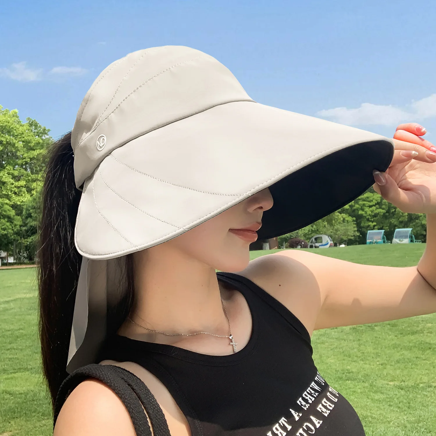 chapeu-bucket-preto-de-aba-larga-para-mulheres-protecao-uv-para-o-verao-chapeu-de-sol-para-atividades-ao-ar-livre