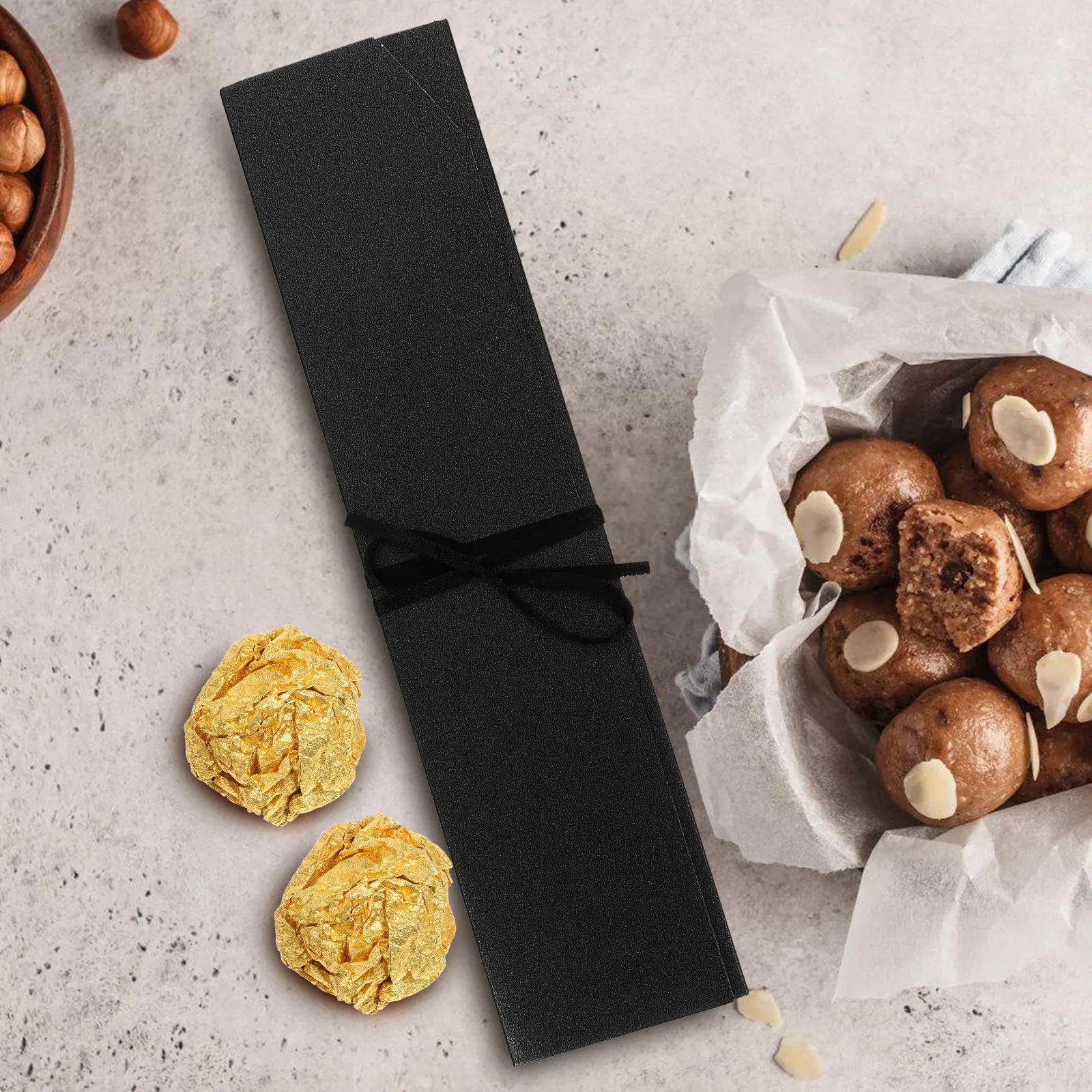 6Pcs Gourmet Truffle Boxes Empty Chocolate Packaging Boxes Elegant 6-Grid Design for Truffles Chocolates Macarons Gift Favor Box