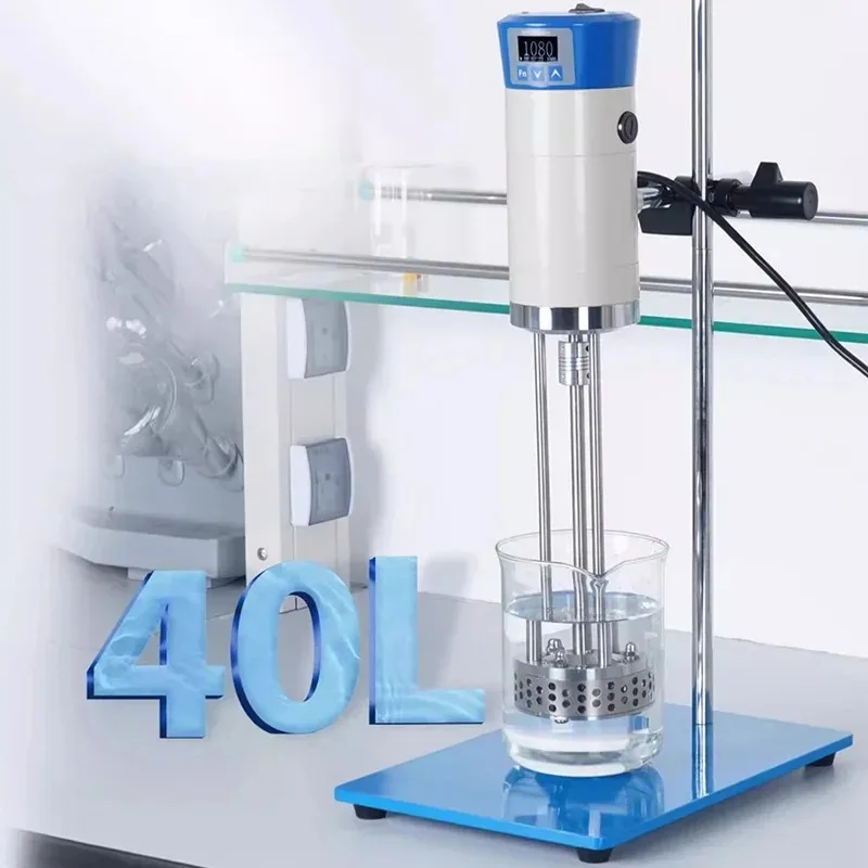 

Lab High Shear Homogenizer - Disperser Emulsifying Mixer, Cosmetic Making Blender Machine