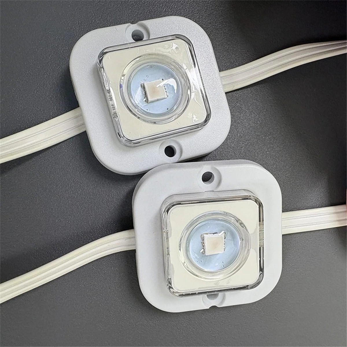 A002 40 Pcs Mount for Outdoor LED Lights Mount H705 Protective Lampshade Fixing Bracket, Clips for Installation