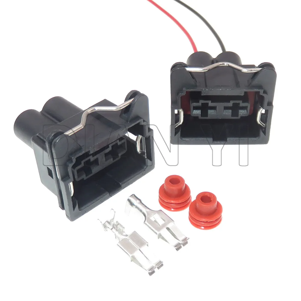 

1 Set 2 Way 6.3mm Automotive Horn Connector AC Assembly Waterproof Auto Socket