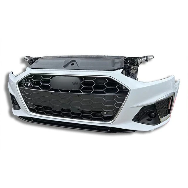 

For A4 2020 - 2023 Front Bumper Grille Cooling Fan Parking Sensor Absorber Foam Grill Diffuser