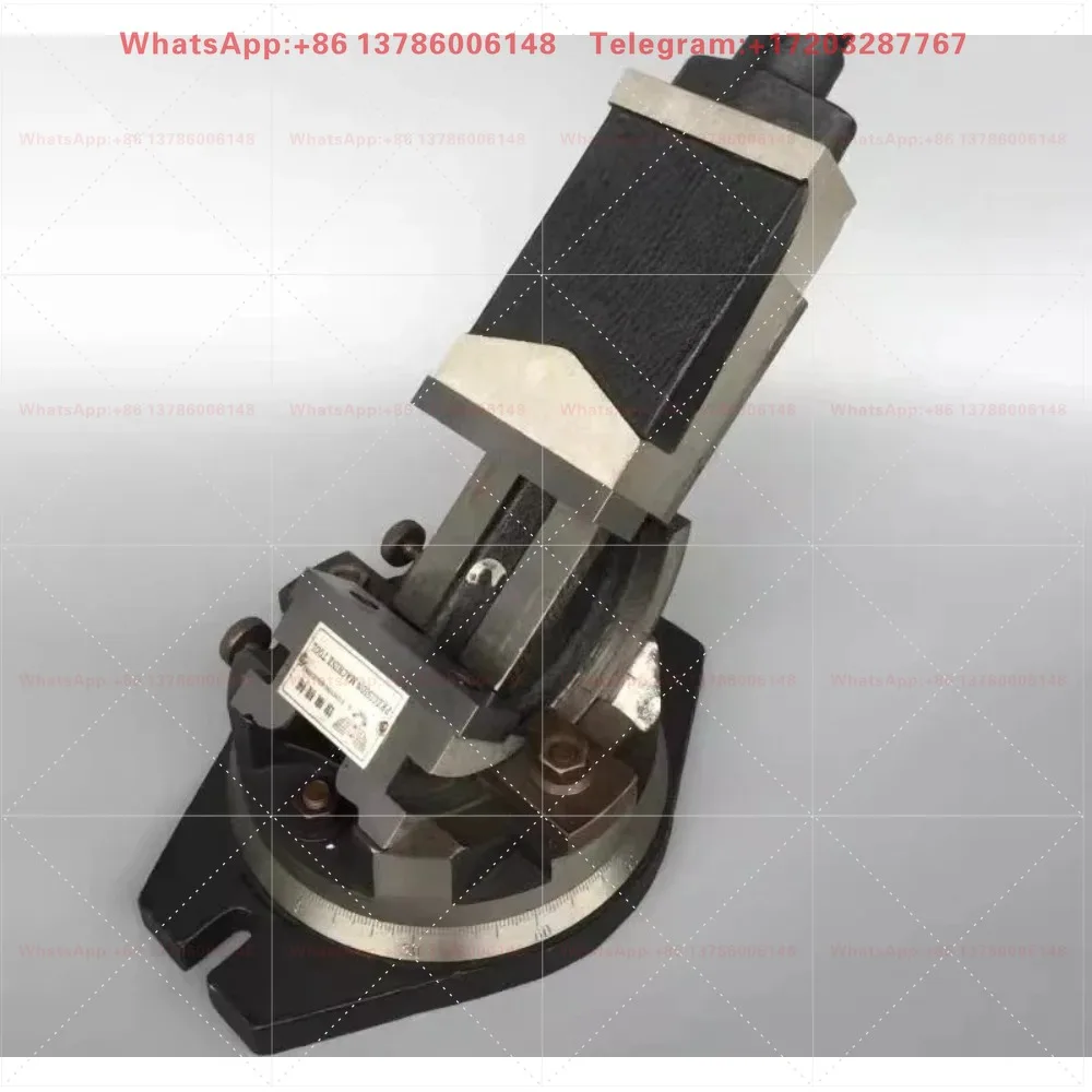 Two-way slope vice milling machine, manual flat pliers, pliers, tilt angle table 6 inch, machine batch 5 inch heavy duty