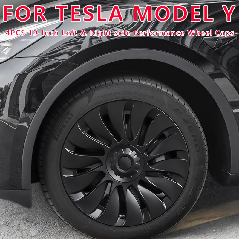 

Колпачок ступицы 19 дюймов для Tesla Model Y 2023, 4 шт.