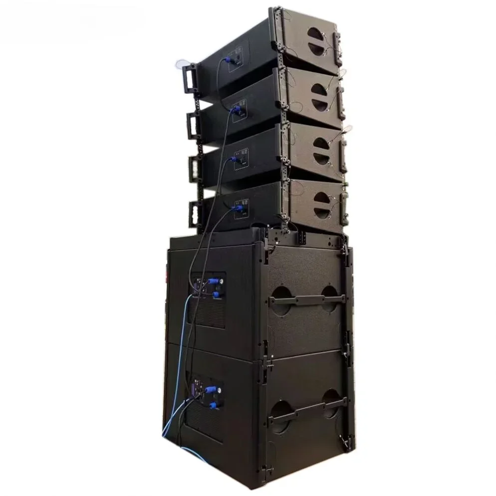 for  Professional sound DSP AMP Audio speaker Active line array system dual 10inch sound speakers line array with power amp