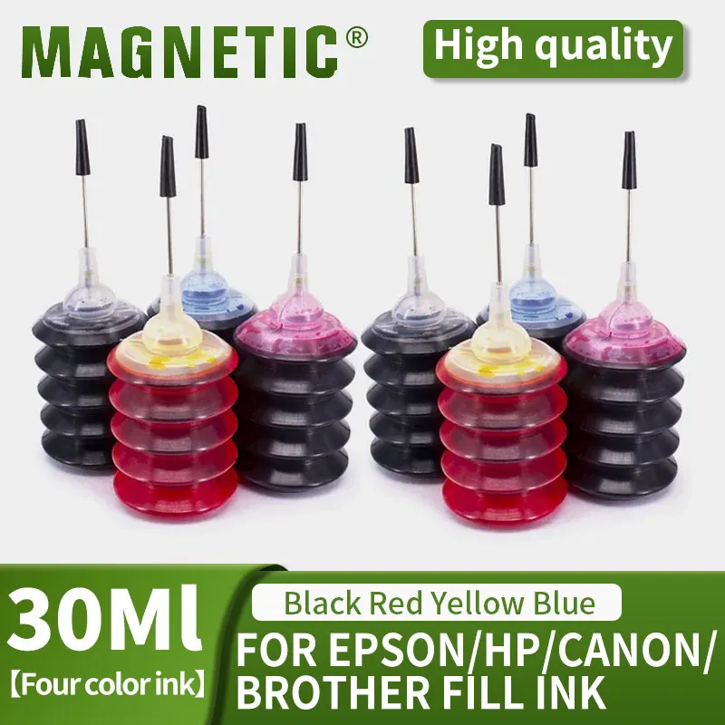 compatibility 30ml/pcs dye ink Refill for Epson For HP for Canon for Brother for Lexmark printer Cartridge Printer Ink