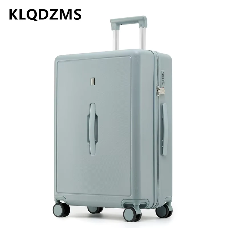 KLQDZMS-maleta de cabina de gran capacidad, maleta con ruedas, equipaje rodante Universal, ABS + PC, 20 ", 24", 26 ", 28 pulgadas