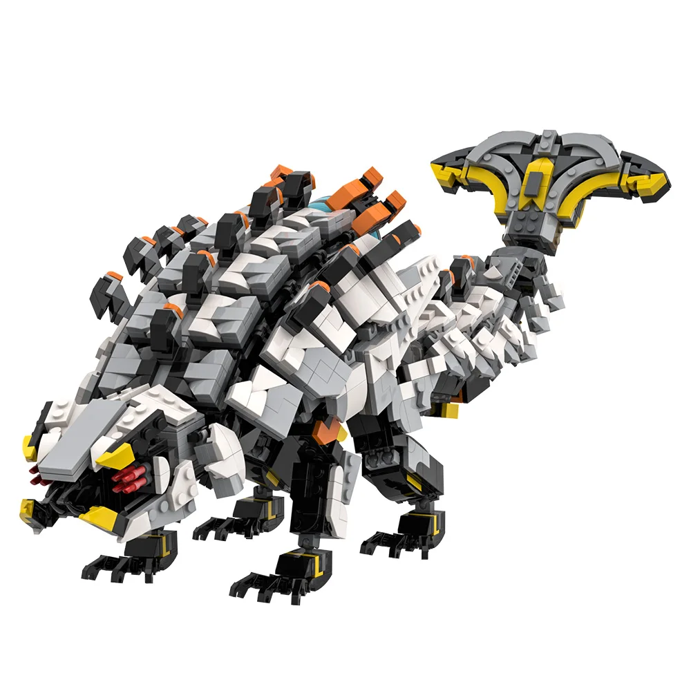 

Gobricks Moc Rollerback Buliding Blocks Prototype Design Of Pangolin Structure Toys Bricks