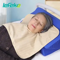 Lefeke Adult Towel Drool Bibs Feeding Shirt Protectors Dish Towel Bib Waterproof Oil-proof Bedridden Elderly Full Coverage Bib