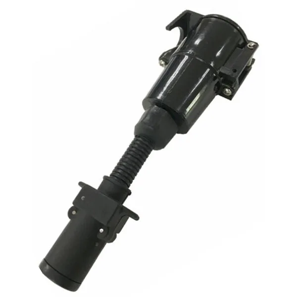 7-Pin Small Round to Large Round Trailer Adapter AU to EU 7-Way Converter