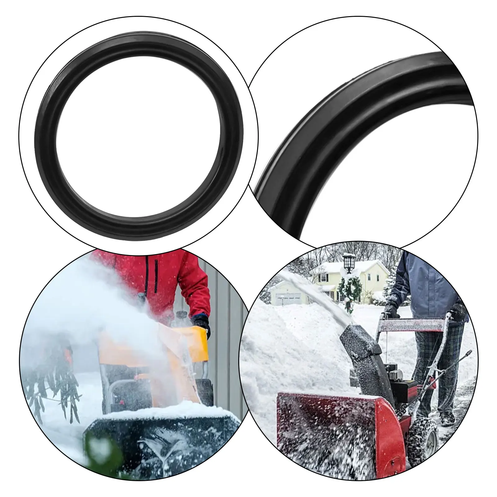 1pcs 5612 Rotary Friction Rubber Wheel For Snow Blower Rubber Drive Plate Wheels 935-0243 735-0243 Garden Tool Accessories