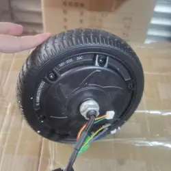 6.5inch 24v250w1.6N·M brushless DC in-wheel motor scooter electric vehicle flatbed motor with tires