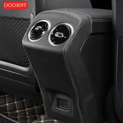 For Mercedes Benz A CLA Class W177 C118 Car Leather Panel Cover Rear Air Vent Cover Interior Modification Decoration Accessories