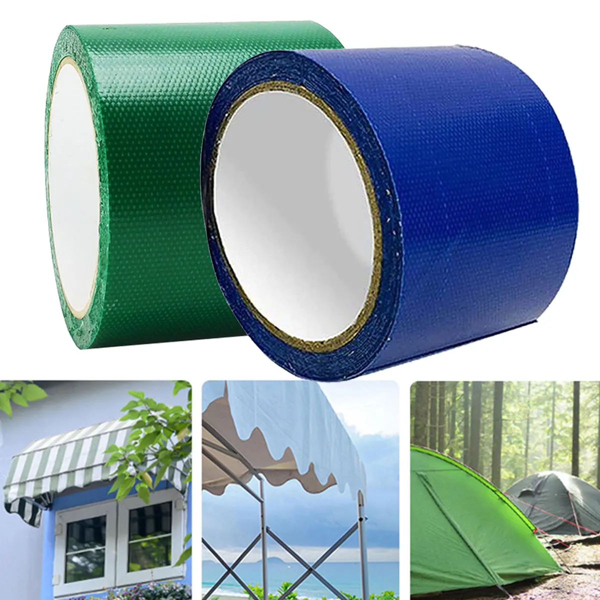 

7.5M High Adhesive Tarpaulin Tape Universal Awning Waterproof Rip Stop Patch Tent Repair Canopies Cloth Repaire Tarpaulin Tape