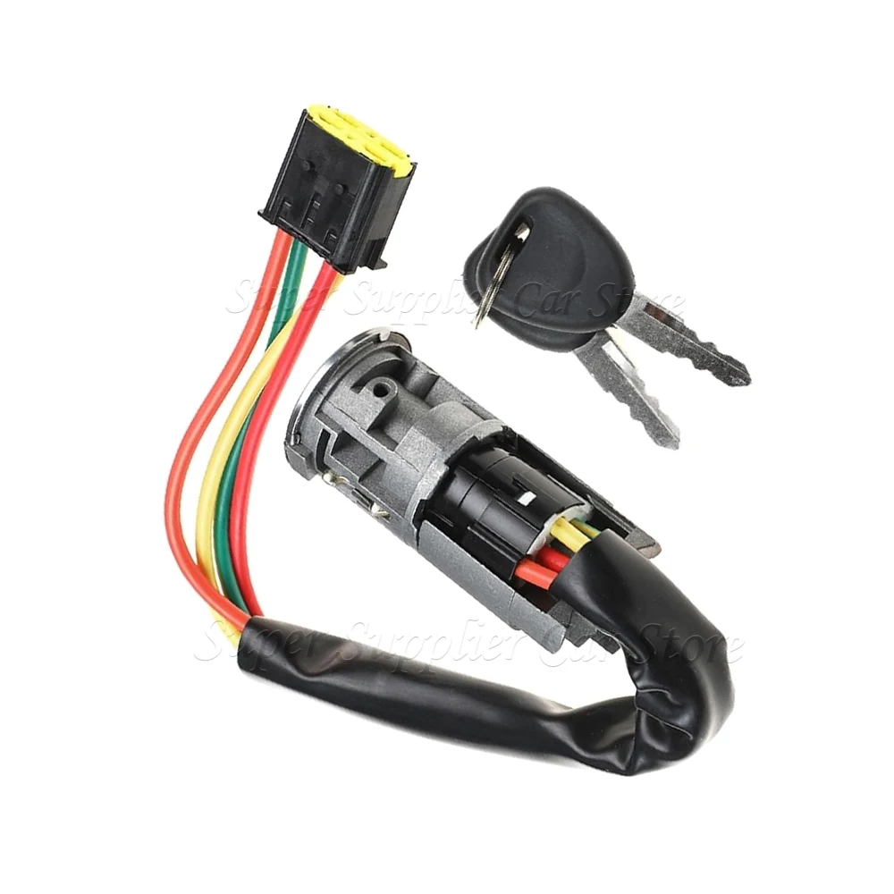 For Renault Logan Dacia Sandero Clio 1995-2005 Ignition Starter Key Switch Lock New 7701471220 6001551102 7702296589 7701471098