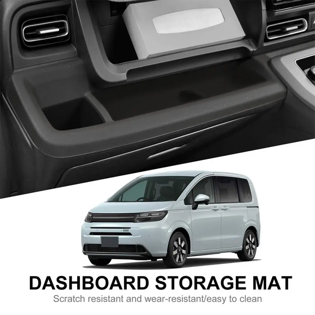 New For 24 Honda Freed Silicone Anti-slip Mat 3pcs Instrument Panel Storage Tray +2pcs Cup Holder Car Interior Storage Part L1O9