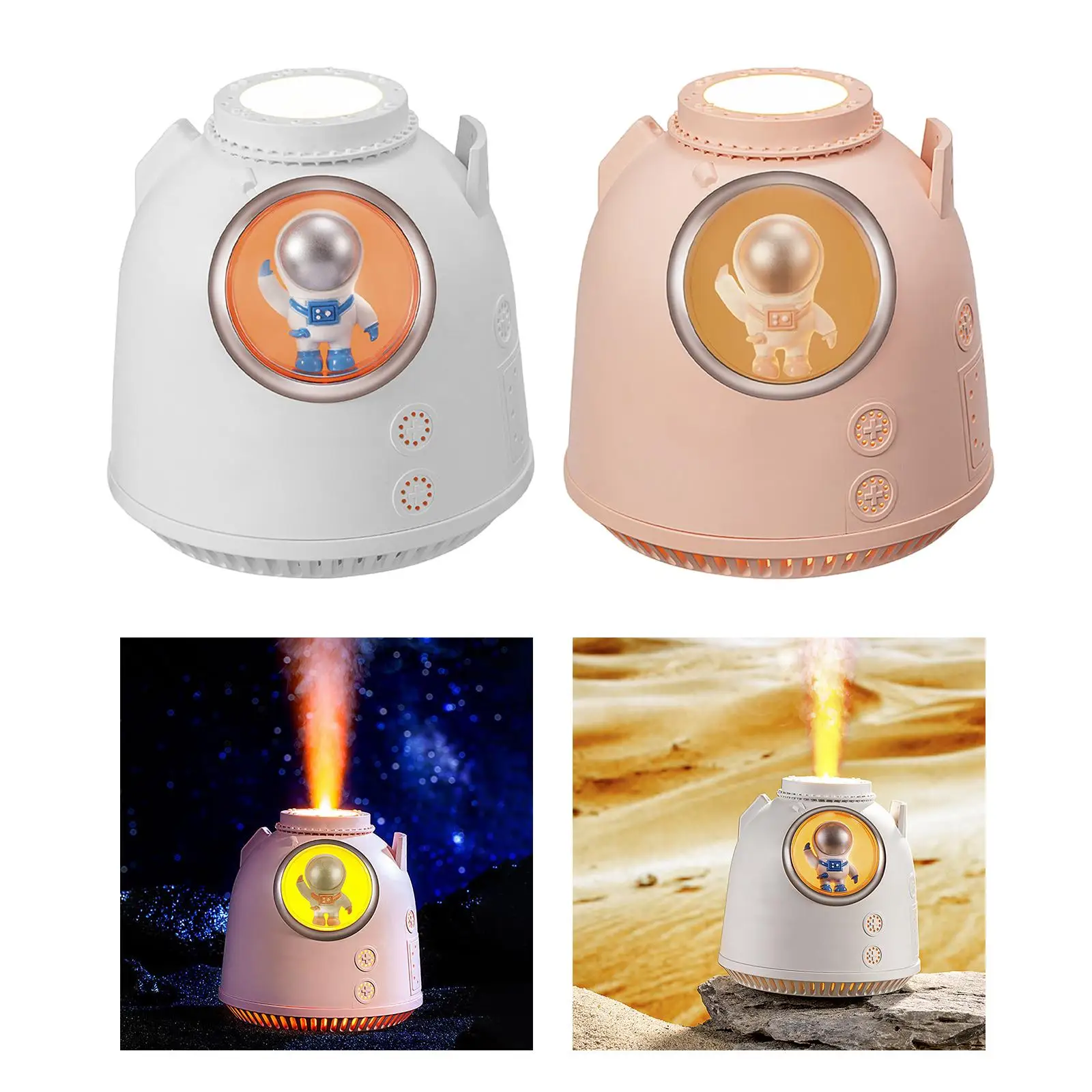 Cool Mist Humidifier Astronaut Figurines for Desktop Home Decoration