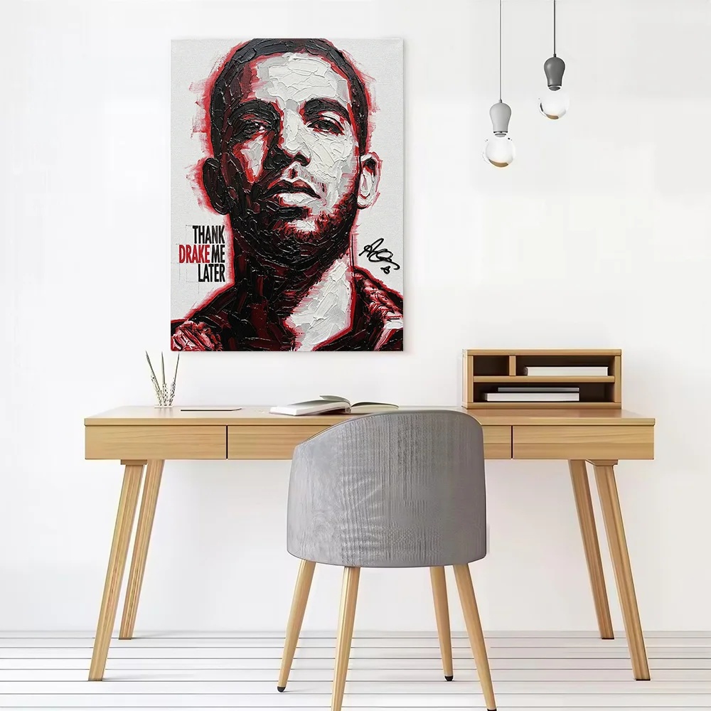 Drake 'Thank Me Later' Album Art Canvas Print Perfect Gift for Fans Lovers Personalized Wall Art Poster for Aesthetic Decoration