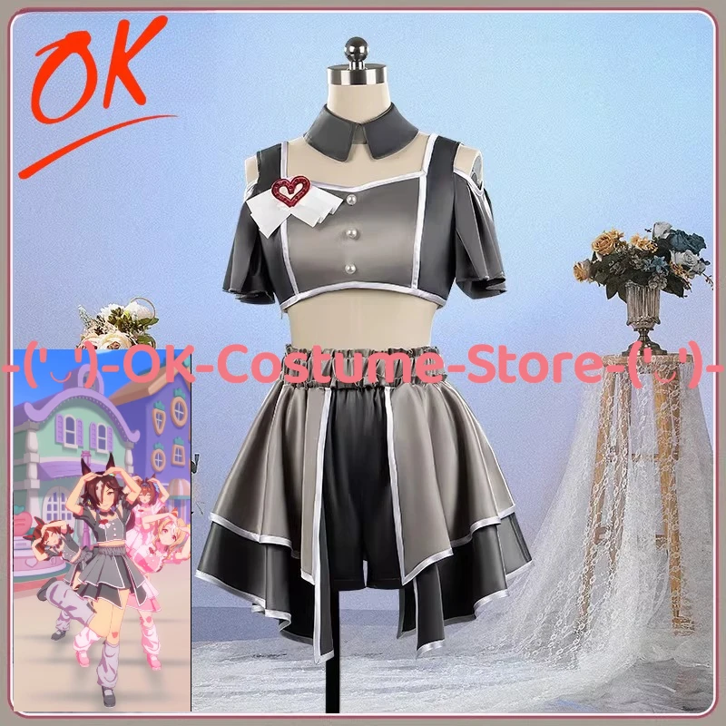 

[Customized Size] Uma Musume Pretty Derby Vodka Cosplay Costume 4th Anniversary Live Outfit Meni Shuki Rush-sshu Party Uniform