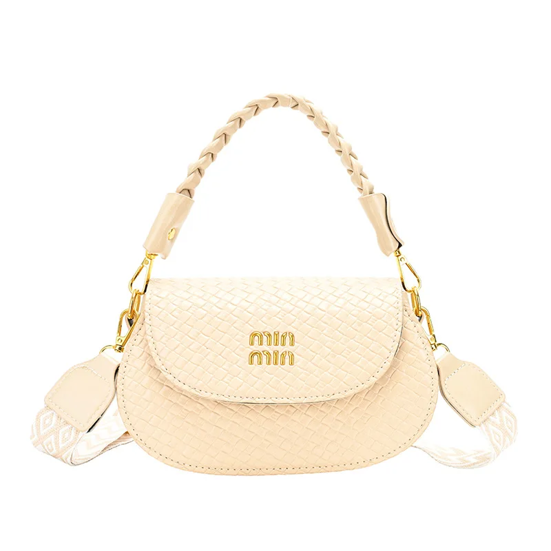 

Новая женская сумка через плечо из искусственной кожи с ромбами - сменная сумка для губной помады с длинным ремешком и регулируемым ремешком, седельная сумка в стиле Miu