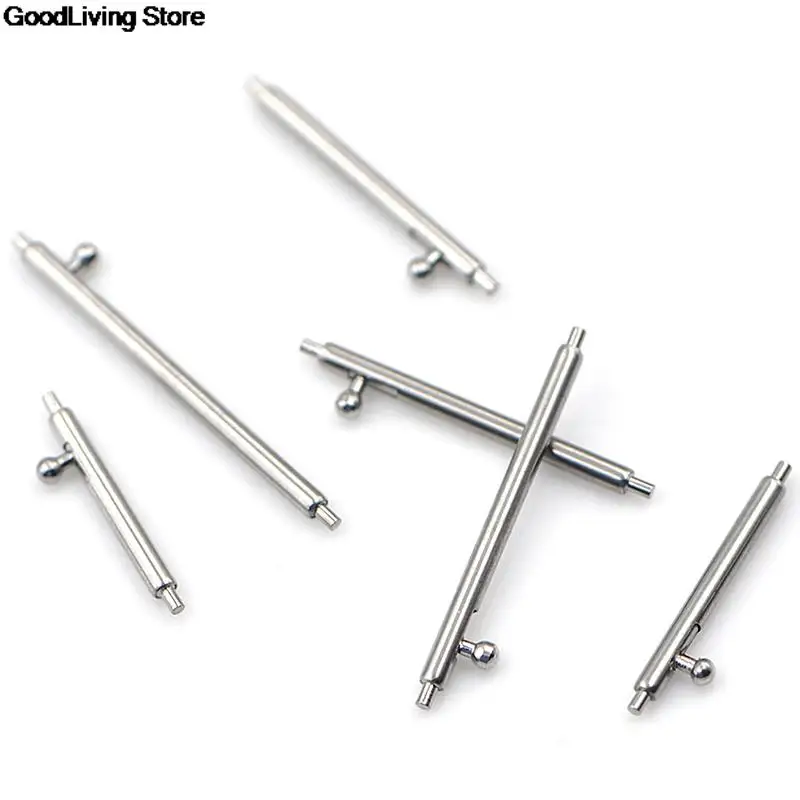 10pcs Quick Release Watch Band Single Switch Spring Bars 16mm 18mm 20mm 22mm 24mm Strap Link Pin Stainless Steel