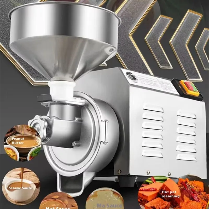 Machine électrique de fabrication de beurre d'arachide, machine de pâte de sésame, rectifieuse de noix