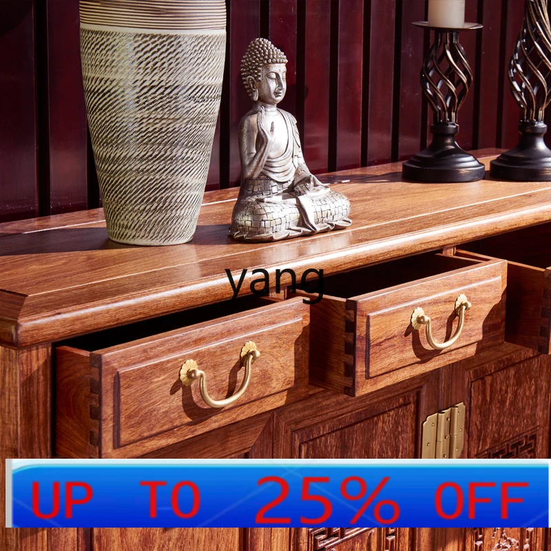 

CX mahogany shoe cabinet Chinese living room entry door cabinet red sandalwood storage all solid wood shoe rack