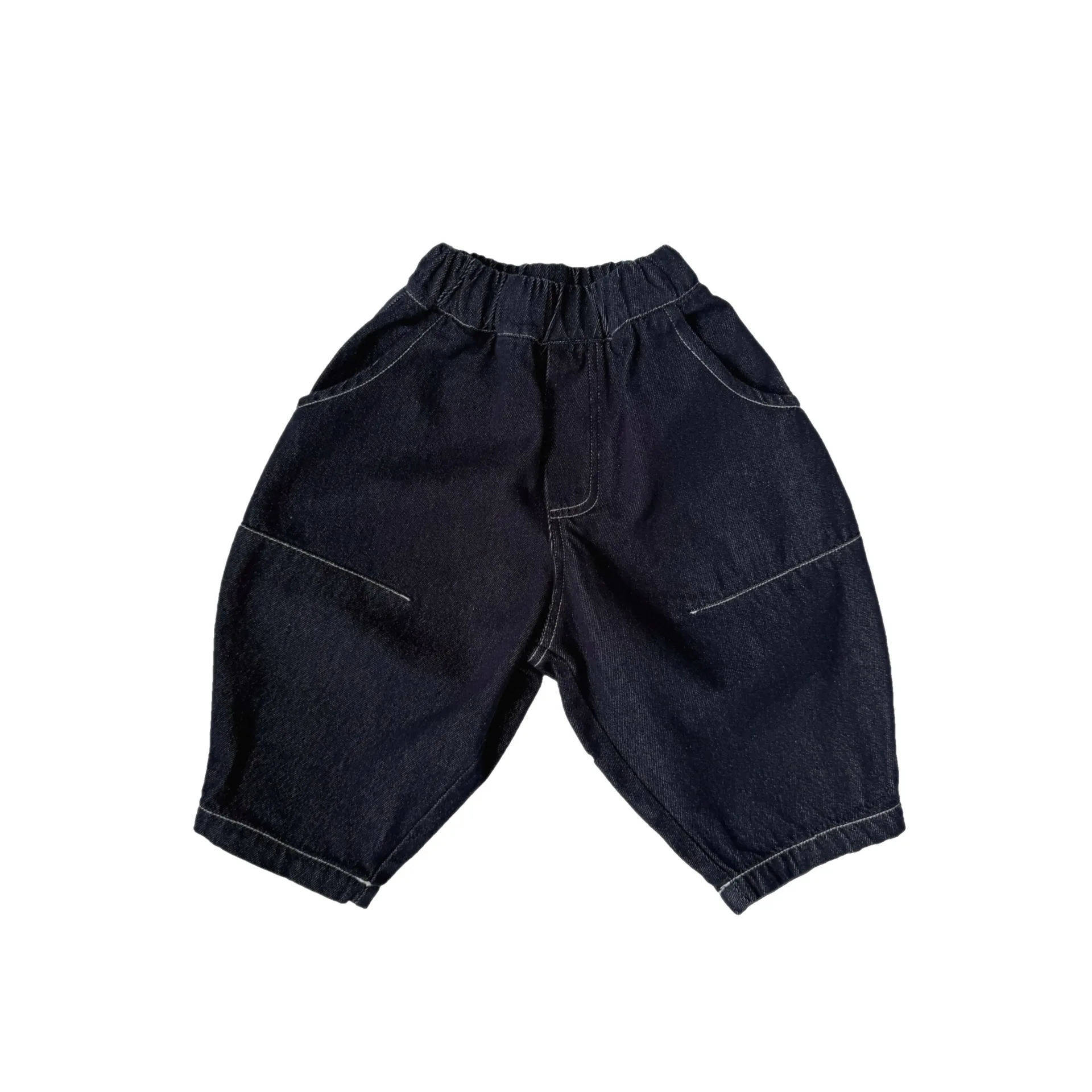 جينز ربيعي جديد عصري ومريح ومطابق تمامًا للأولاد والبنات والأطفال كوري فضفاض كاجوال من القطن البسيط الصلب #5